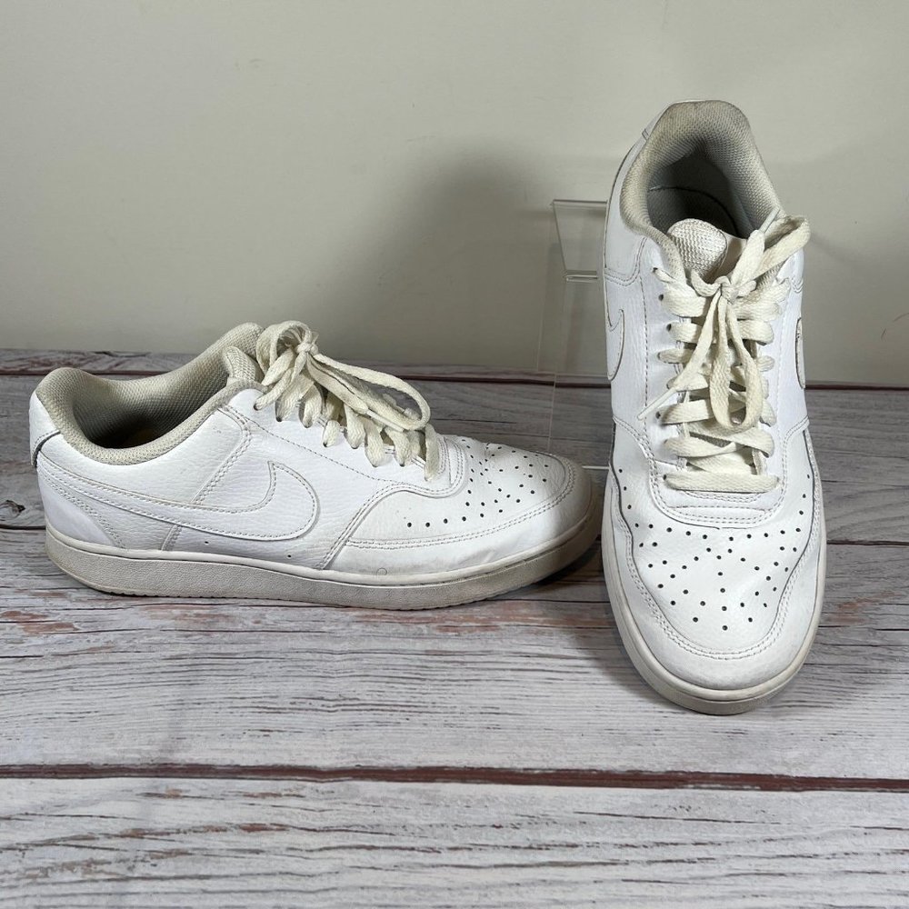 Nike Court Vision Shoes Lo White CD5463-100 Men's Size 8.5 Sneakers